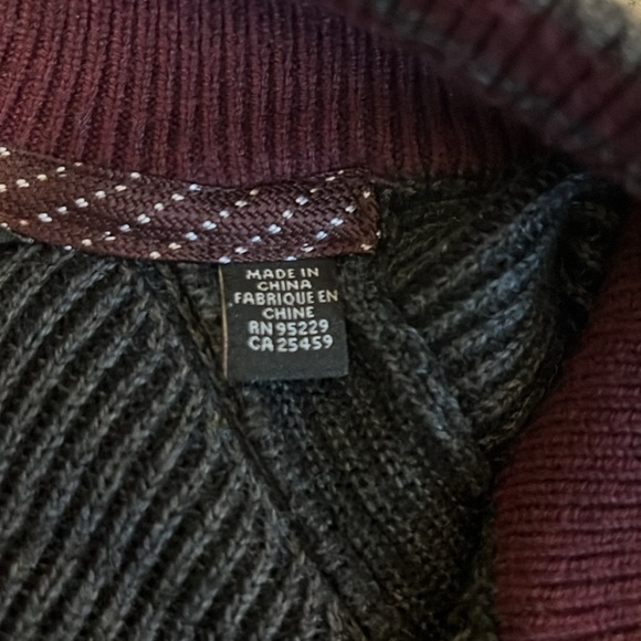 Ted Baker Men’s London Sweater 1/4 Zip Ribbed Pullover - Picture 10 of 10